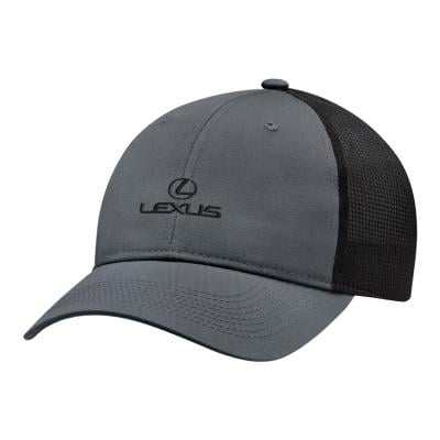 Charcoal Web Mesh Cap Slider