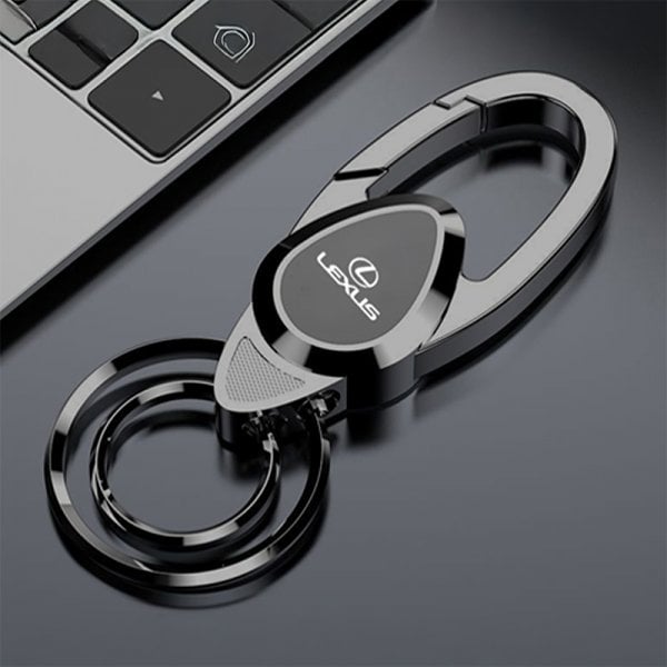 Double Ring Carabiner Keychain