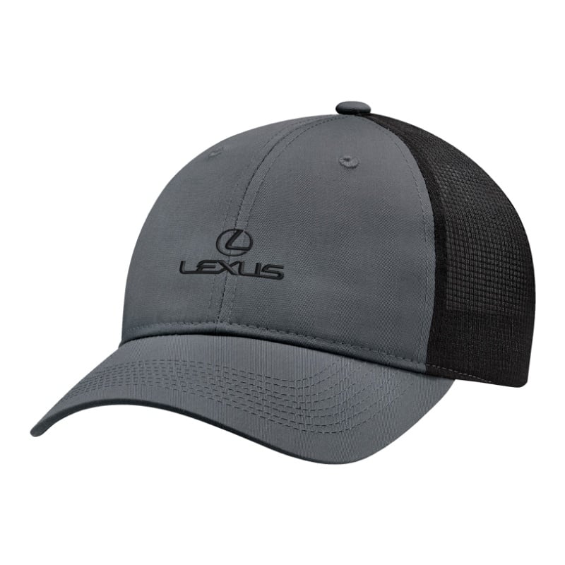 Charcoal Web Mesh Cap