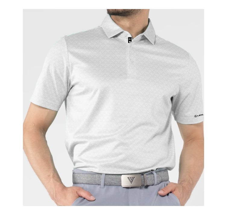 Lexus X Levelwear System Mens Polo - White